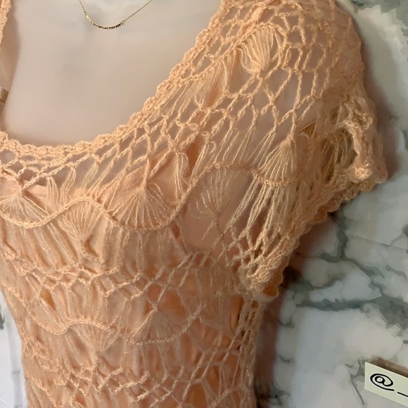 Blush Knit Double Layer Overlay Tank Dress Arden B - Picture 8 of 16